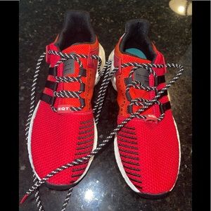Adidas EQT Red and Black Men's Athletic Shoes